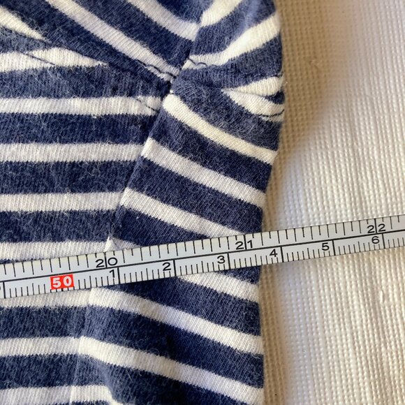 Pacsun long sleeved navy blue white stripe tshirt, Size L - Picture 4 of 5